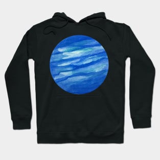 Abstract Blue Moon Hoodie